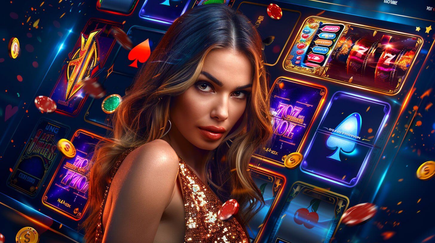 Ilustrasi permainan kasino di pautoto dengan dealer langsung dan pengalaman premium